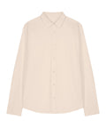 Organic Poplin Long Sleeve Shirt: Womens