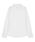 Organic Poplin Long Sleeve Shirt: Womens