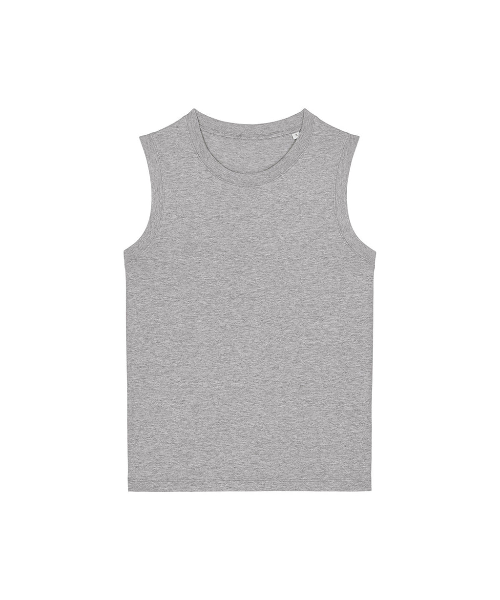 Organic High Neck Tank Top: Womens