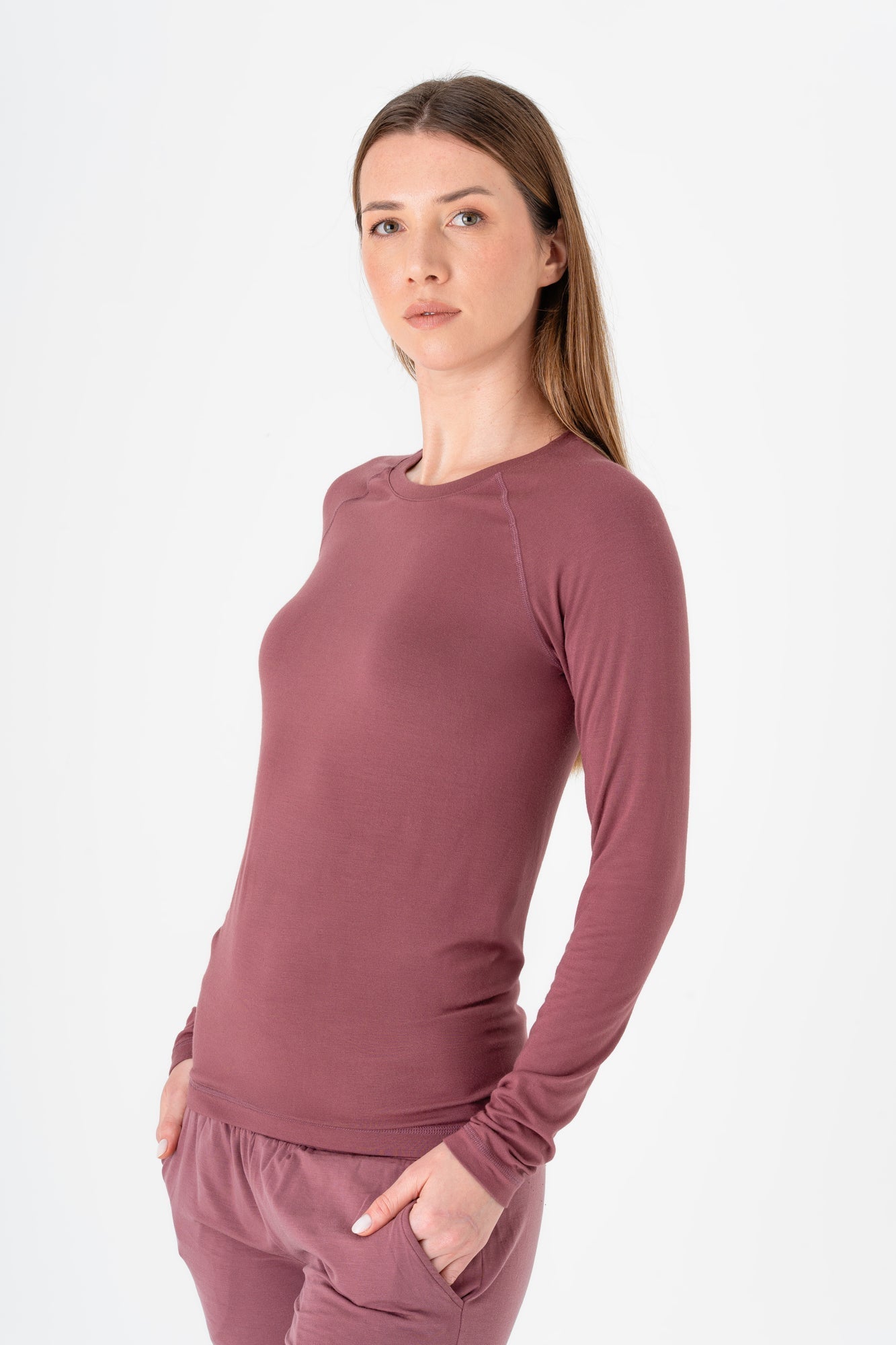 Tencel Long Sleeve Shirt: Womens