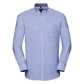 Organic Cotton Long Sleeve Oxford Shirt: Russell Collection
