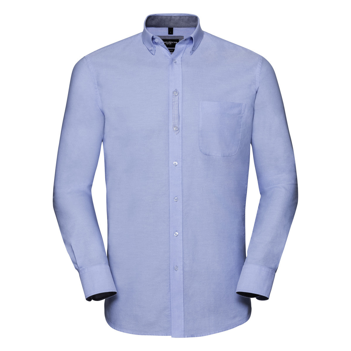 Organic Cotton Long Sleeve Oxford Shirt: Russell Collection