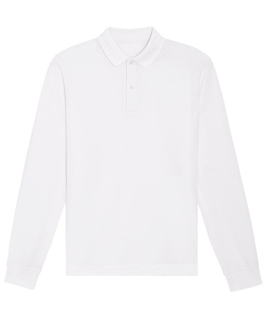 Organic Colours Long Sleeve Polo: Unisex