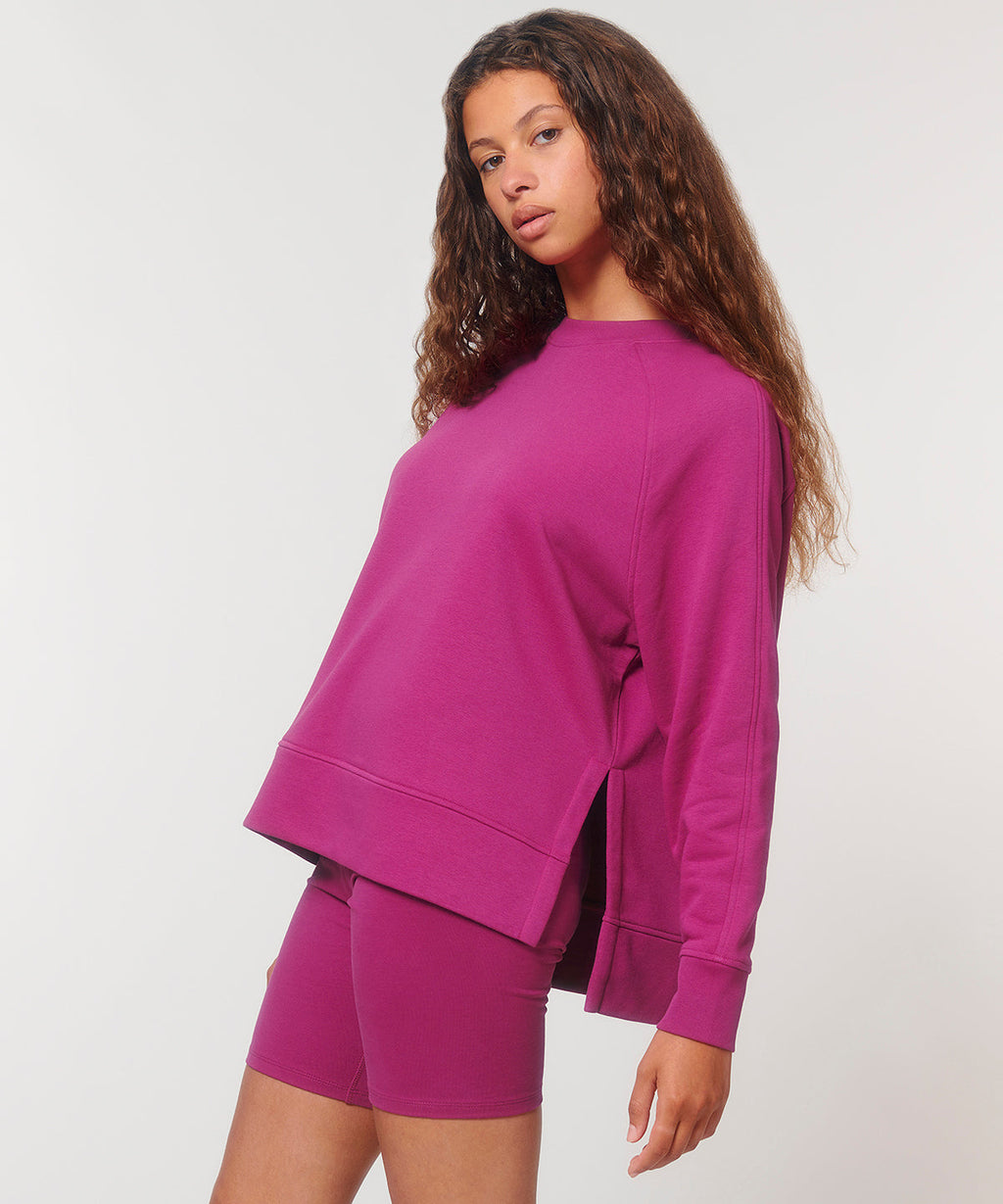 Organic Oversized Relaxed Sweatshirt: Womens
